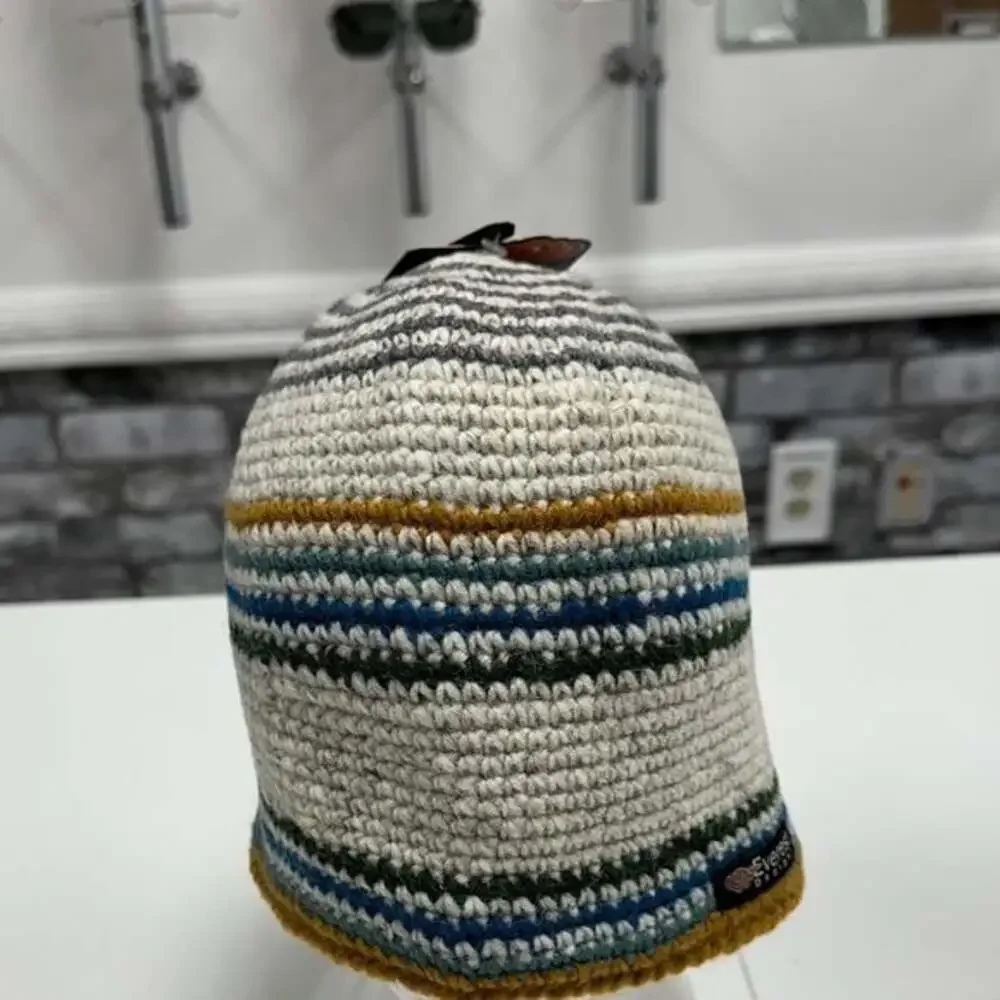 Striped Knit Beanie